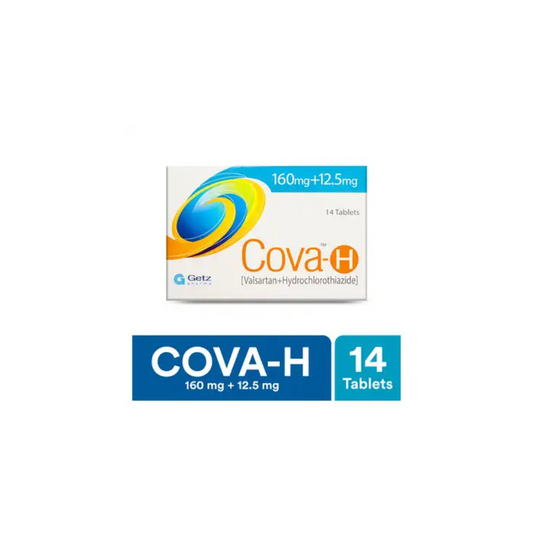 Cova-H Tablets 160Mg+12.5Mg (1 Strip = 7 Tablets)