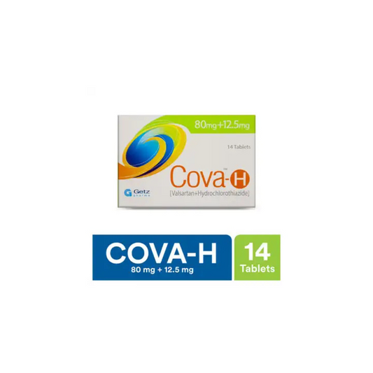 Cova-H Tablets 80Mg+12.5Mg 14's (1 Strip = 7 Tablets)