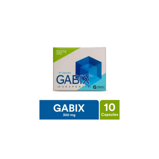Gabix Capsules 300Mg 10's (1 Strip = 10 Capsules)