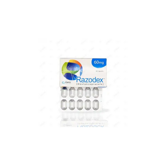 Razodex Capsules 60Mg 30's (1 Strip = 10 Capsules)