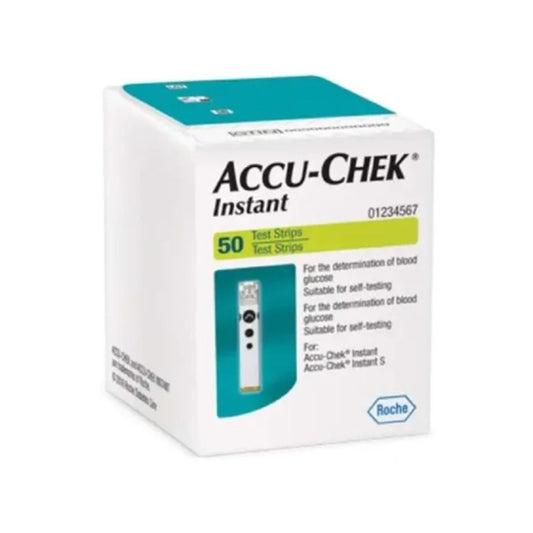 Accu-Chek Instant Blood Glucose Strips (Box = 50 Strips)