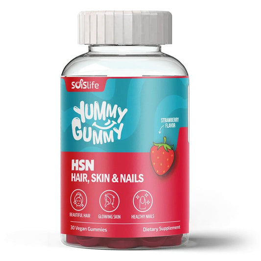 Yummy Gummy Hair Skin & Nails Gummies (1 Bottle = 30 Gummies)