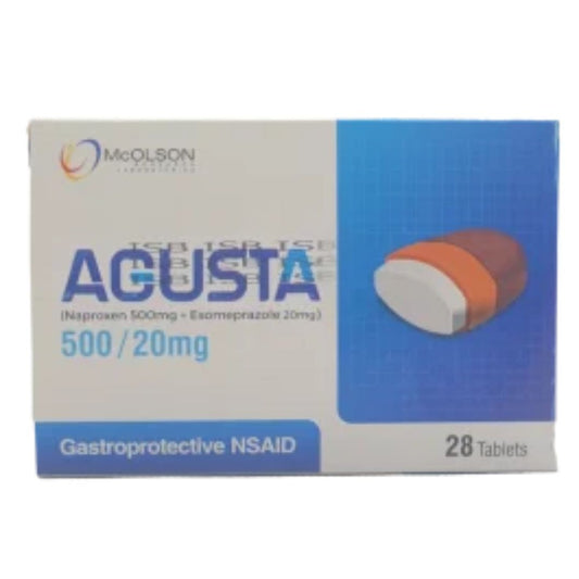 AGUSTA TAB 500/20MG 28'S