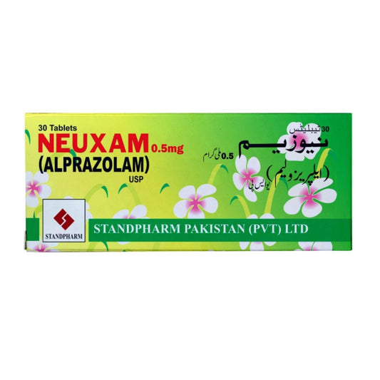 Neuxam Tablets 0.5MG 30'S (1 Box = 30 Tablets)