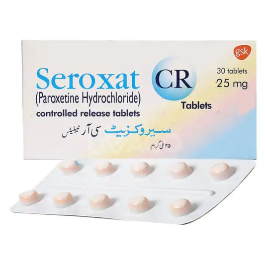 Seroxat CR Tablets 25MG (1 Box = 3 Strips) (1 Strip = 10 Tablets)