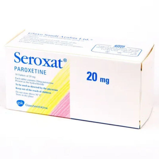 Seroxat Cr Tablets 20MG (1 Box = 1 Strips (1 Strip = 10 Tablets)