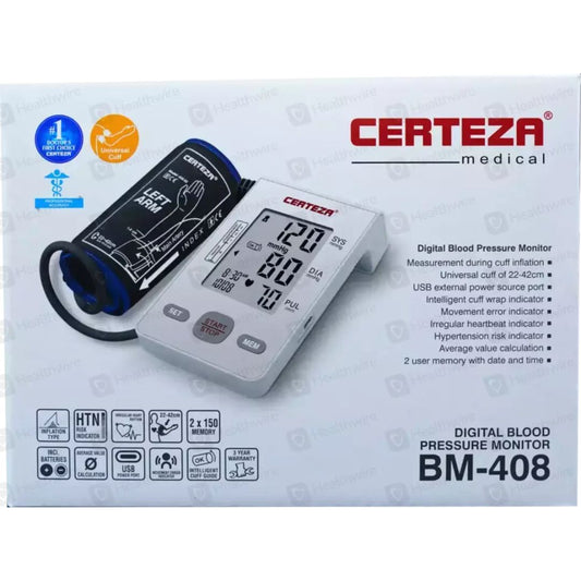 Certeza BM-408 Arm-type Digital Blood Pressure Monitor