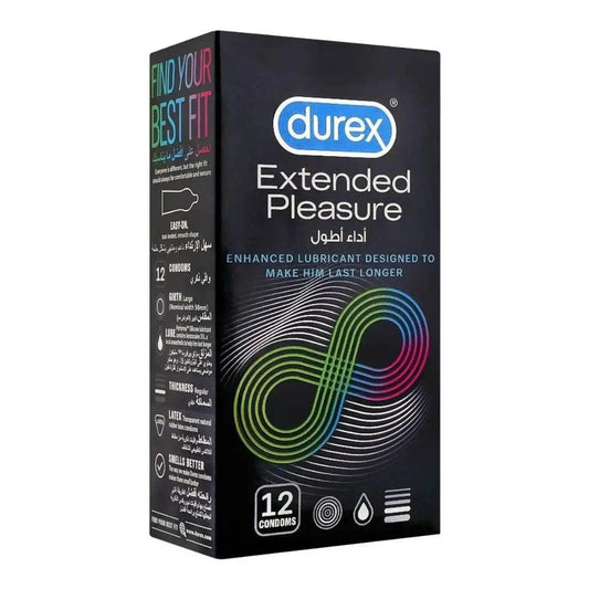 Durex Extended Pleasure Condoms (1 Pack = 12Pcs)