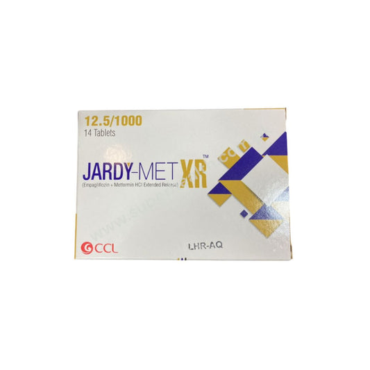 Jardy-Met XR Tablets 12.5/1000MG (1 Box = 2 Strips) (1 Strip = 7 Tablets)