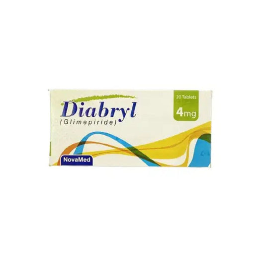Diabryl Tablets 4MG (1 Box = 2 Strips) (1 Strip = 10 Tablets)