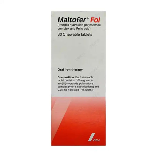 Maltofer Fol Tablets 100MG/0.35MG (1 Strip = 10 Tablets)