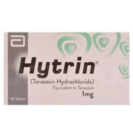 Hytrin گولیاں 1Mg 30's (1 پٹی = 10 گولیاں) 