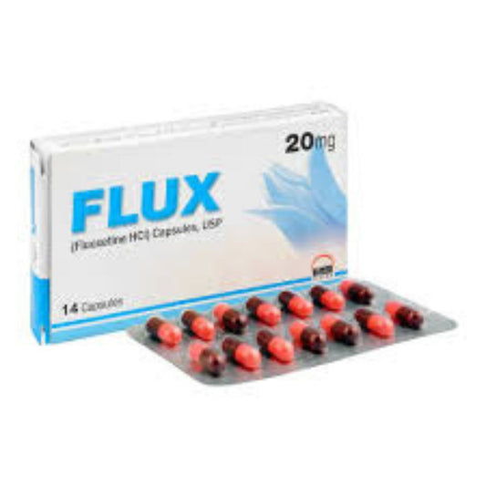 Flux Capsules 20MG (1 Box = 1 Strips) (1 Strip = 14 Capsules)