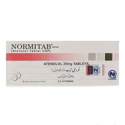 Normitab Tablets 25MG (1 Box = 2 Strips) (1 Strip = 14 Tablets)