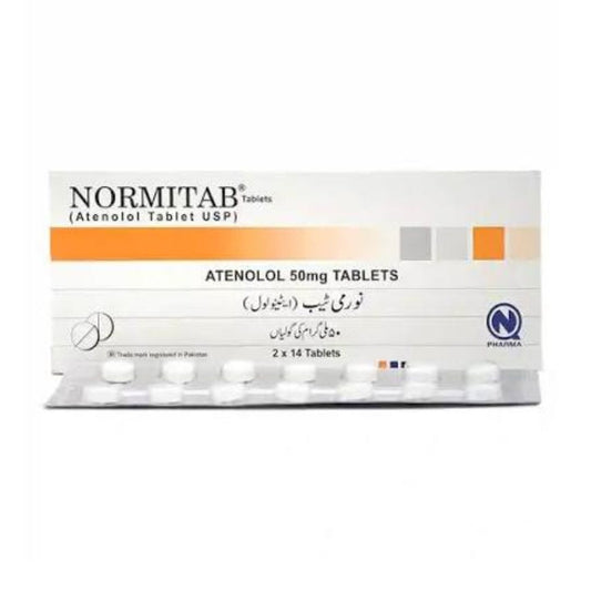 Normitab Tablets 50MG (1 Box = 2 Strips) (1 Strip = 14 Tablets)