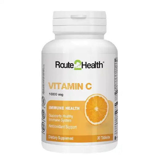 Route 2 Health Vitamin-C Tablets 1000MG (1 Bottle = 30 Tablets)