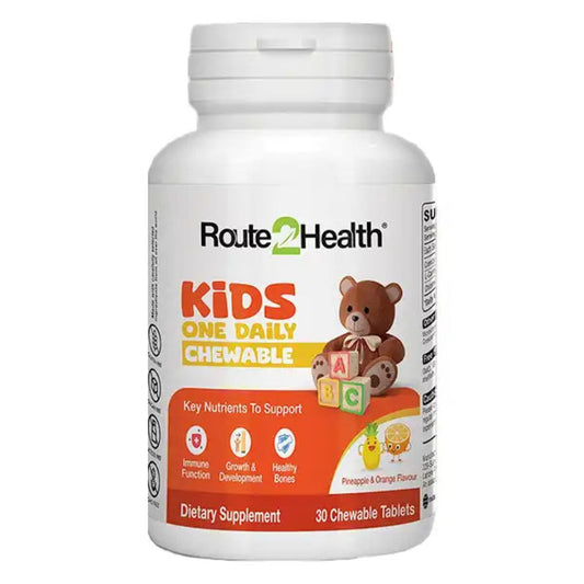 Route 2 Health Kids One Daily Chewable Tablets (1 Bottle = 30 Tablets)