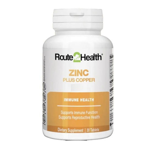 Route 2 Health Zinc Plus Cooper (1 Bottle = 30 Tablets)