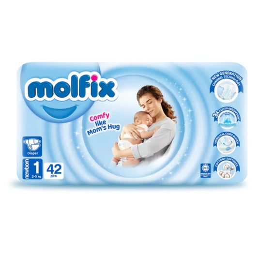 Molfix Baby Diapers Newborn 42Pcs