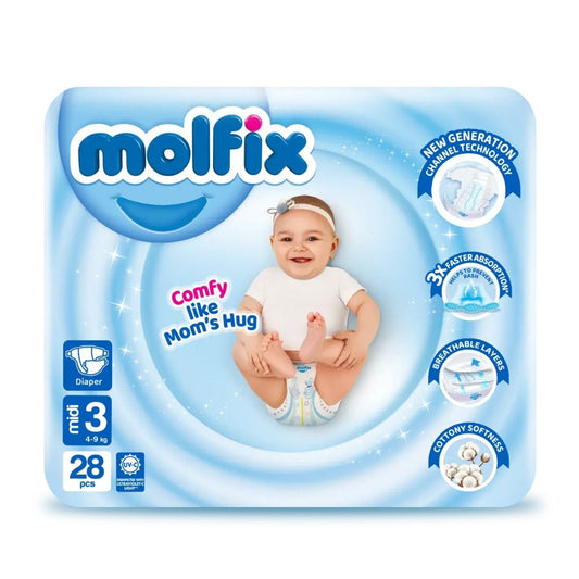 Molfix Diaper Medium 28Pcs