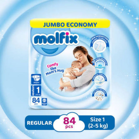 Molfix Baby Diaper Newborn 84Pcs