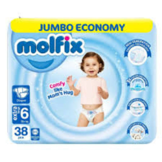 Molfix Baby Diaper Junior XL 38Pcs