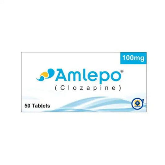 Amlepo Tablets 100MG (1 Box = 5 Strips) (1 Strip = 10 Tablets)