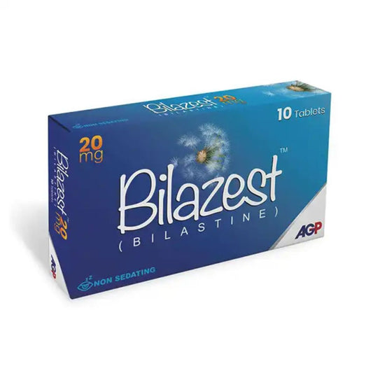 Bilazest Tablets 20MG (1 Box = 1 Strip) (1 Strip = 10 Tablets)
