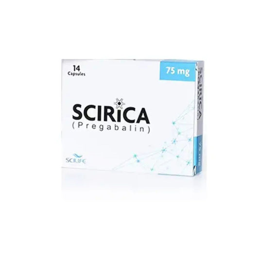 Scirica Capsules 75MG (1 Box = 2 Strips) (1 Strip = 7 Tablets)