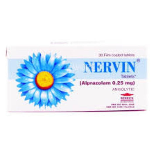 Nervin Tablets 0.25MG (1 Strip = 10 Tablets)