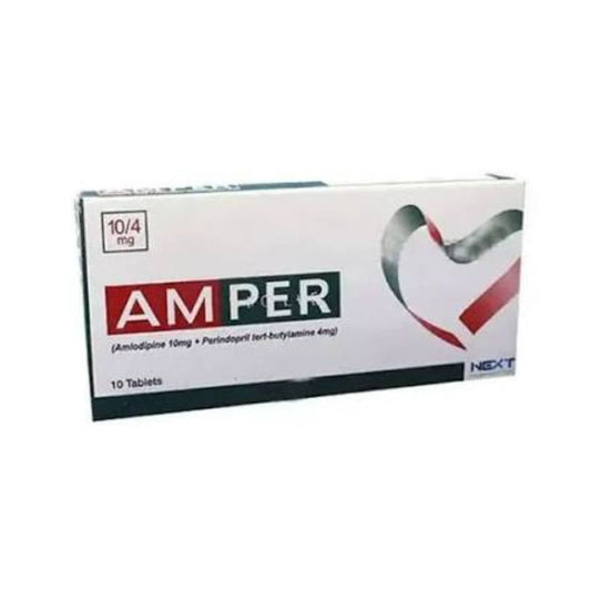 Amper Tab 10/40MG (1 Box = 10 Tablets)