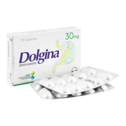 Dolgina Capsules 30MG (1 Box = 3 Strips)(1 Strip = 10 Capsules)