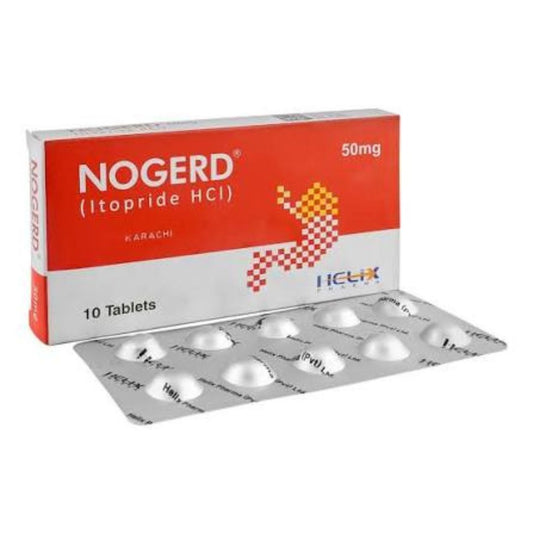 Nogerd 50MG Tablets (1 Box = 1 Strip)(1 Strip = 10 Tablets)