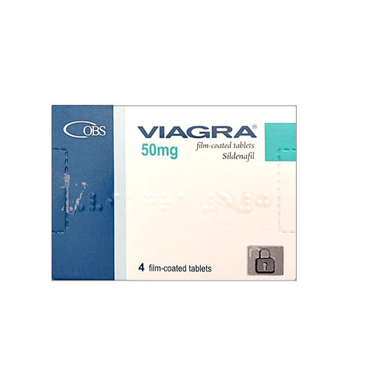 Viagra 50Mg (1 Box = 4 Tablets)