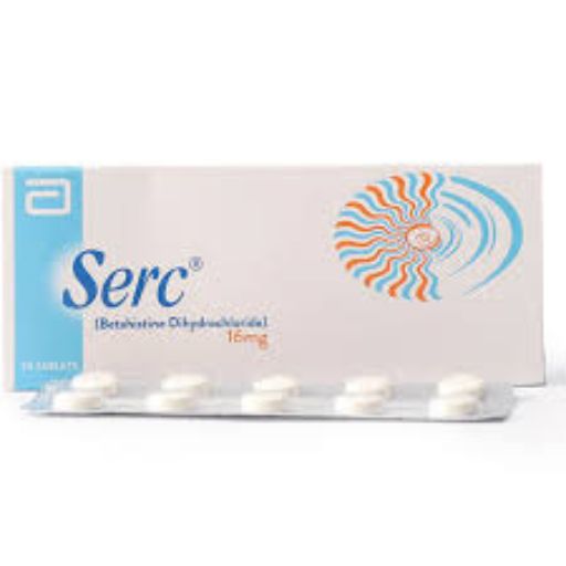 Serc گولیاں 16Mg 30's (1 پٹی = 10 گولیاں) 