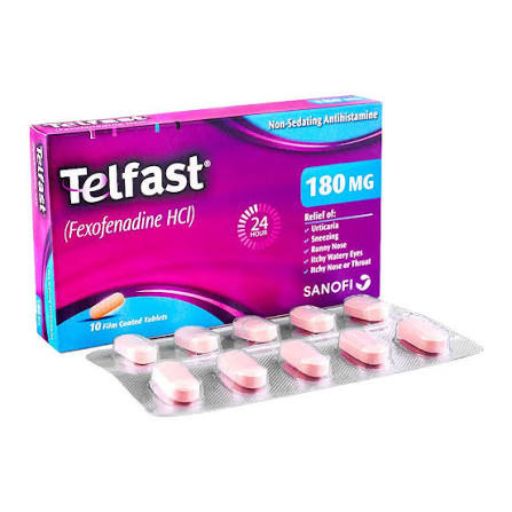 ٹیلفاسٹ گولیاں 180 ایم جی 10، ایس 