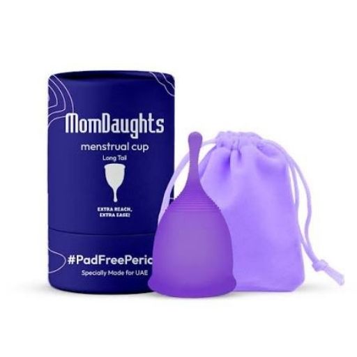 Momdaughts Menstrual Cup Double Tail Purple Large