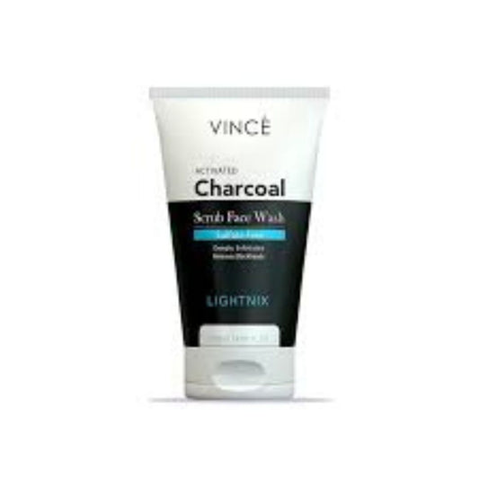 Vince Charcoal Scrub Facewash 120Ml