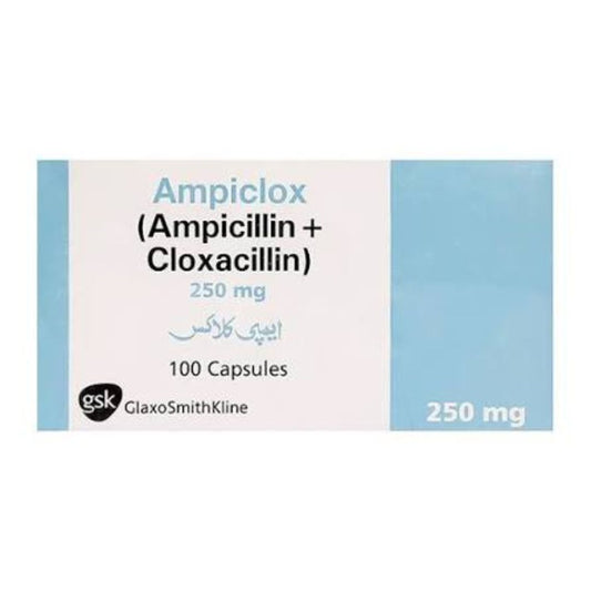 Ampiclox 250Mg Cap 100 S