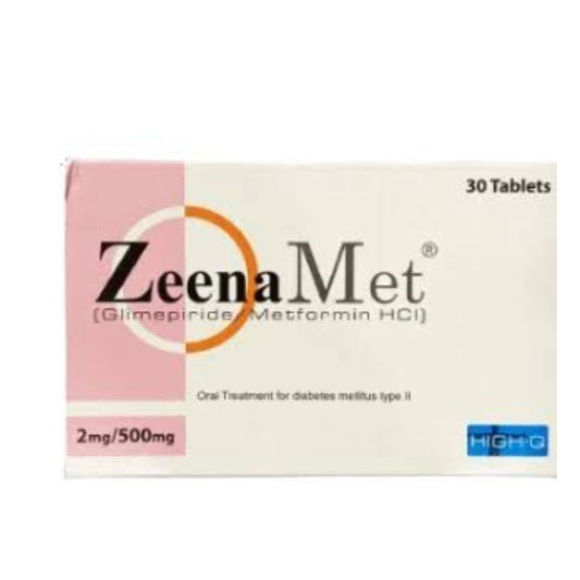 Zeena-Met 2/500Mg Tab 30'S