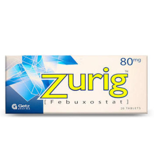 Zurig Tab 80 Mg 20'S