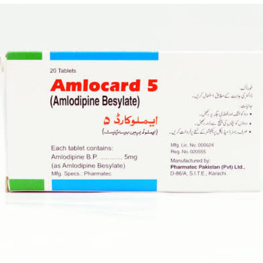 Amlocard 5 Mg Tab 30S