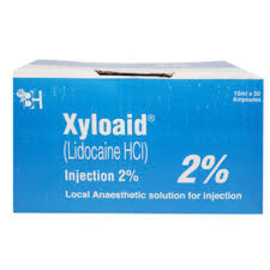 Xyloaid 2% Inj 10Ml 50 S