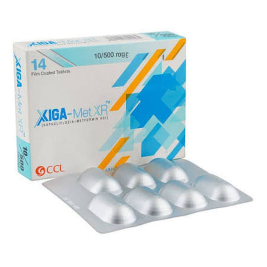 Xiga-Met-Xr Tab 10/500 14S