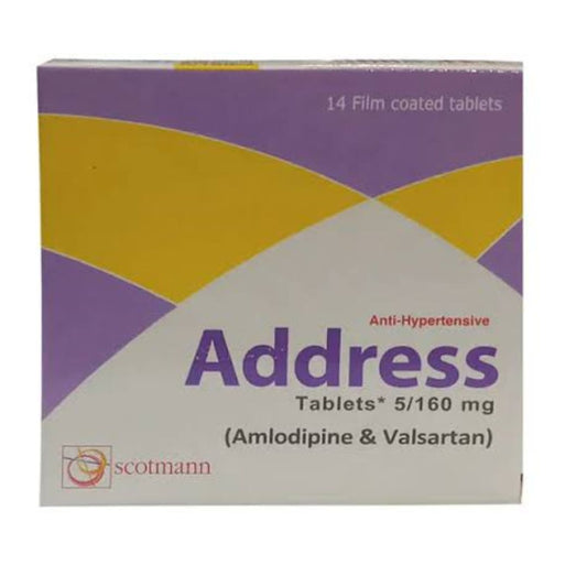 Address 5/160Mg Tab 28S