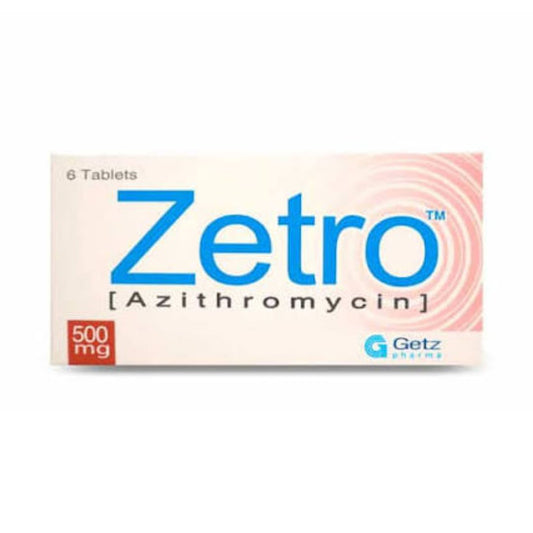 Zetro Tab 500 Mg 6S