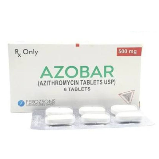 Azobar 500Mg Tablet 6S