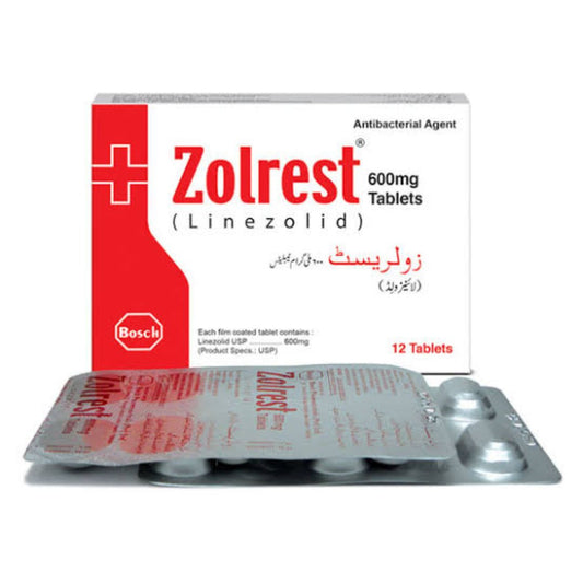 Zolrest 600Mg Tab 12S