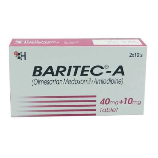 Baritec-A 40Mg+10Mg Tab 20S