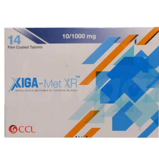Xiga-Met Xr 10/1000Mg Tab 14S
